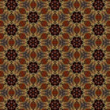 Colorful kaleidoscopic pattern background. geometric intersecting striped ill Stock-Illustration