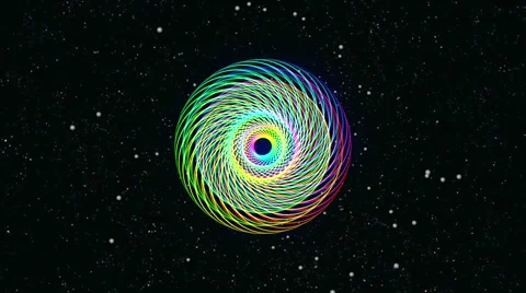 Colorful Kaleidoscopic Video Background Loop Video stock 40451354