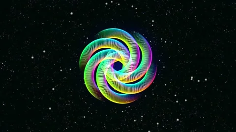 Colorful Kaleidoscopic Video Background Loop Video stock 40451437