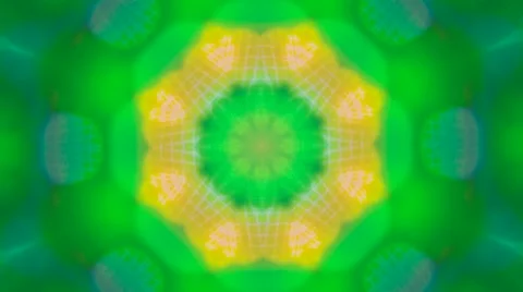 Colorful Kaleidoscopic Video Background Loop ,green natural abstract background Video stock 41722123