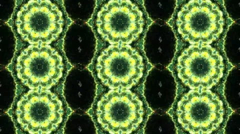 Colorful Kaleidoscopic Video Background Loop ,green natural abstract background Stock Footage 46015987