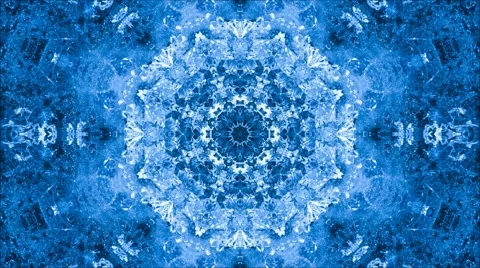 Colorful Kaleidoscopic Video Background Loop Stock Footage 47137247