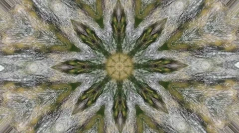 Colorful Kaleidoscopic Video Background Loop ,green natural abstract background Stock Footage 49899714