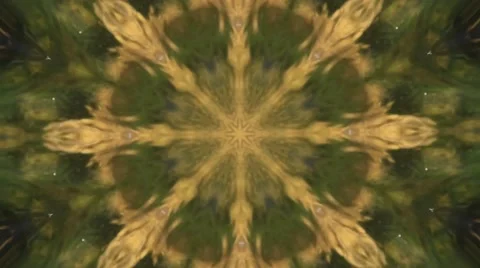 Colorful Kaleidoscopic Video Background Loop ,green natural abstract background Stock Footage 49899792