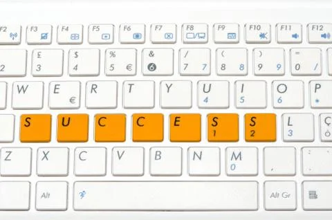 Colorful keyboard Stock Photos