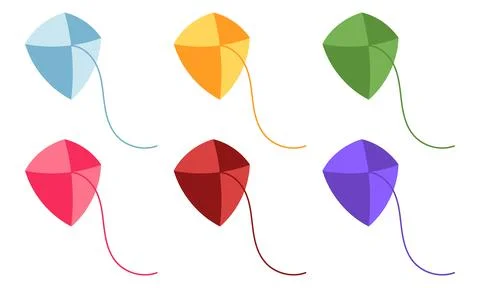 Colorful kite background3 Stock Illustration