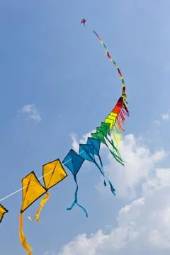 Colorful of kite Stock Photos