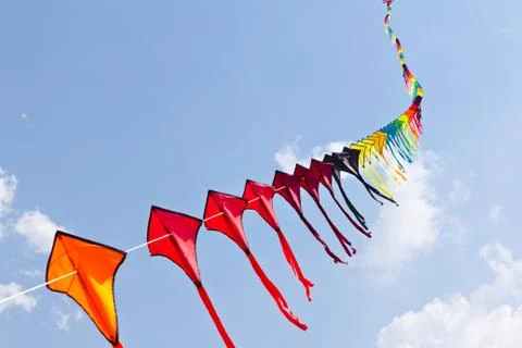 Colorful of kite Stock Photos