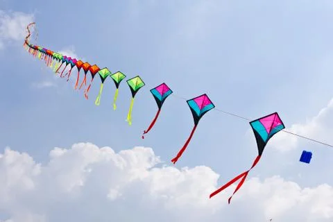 Colorful of kite Stock Photos
