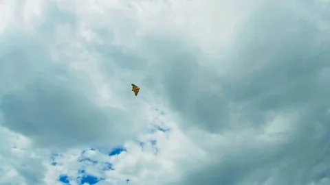 Colorful kite in the sky Stock Footage 76004106