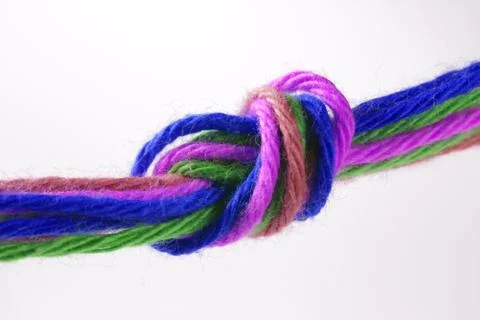 Colorful knot Stock Photos