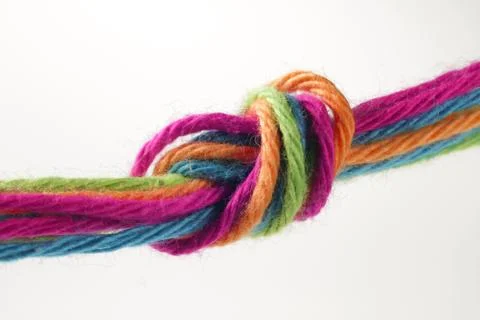 Colorful knot Stock Photos