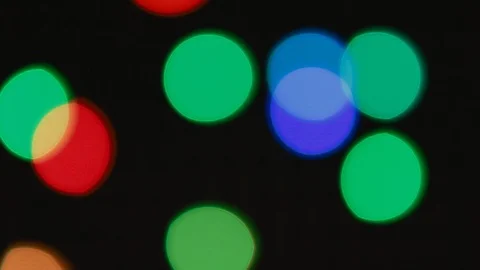 Colorful large bokeh lights background for party Stock Footage 126614635