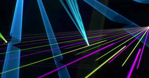 Colorful laser show Stock Footage 62308705