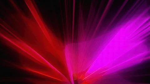 Colorful laser show Stock Illustration