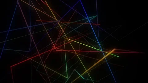 Colorful Lasers Flight Stock Footage 79446649