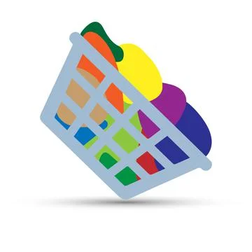 Colorful laundry Stock Illustration