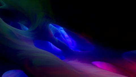Colorful Lava Lamp Or Inside Organic World Simulation I Stock Footage 245905448