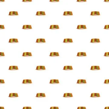 Colorful layered cake pattern repeating Illustrazione stock