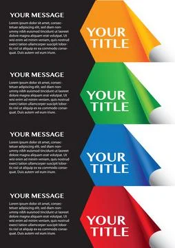 Colorful layout Design template Stock-Illustration