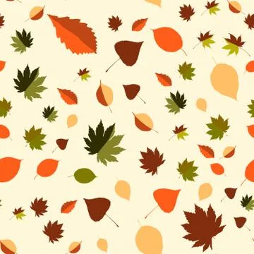 Colorful leaf background, eps10 vector Illustrazione stock