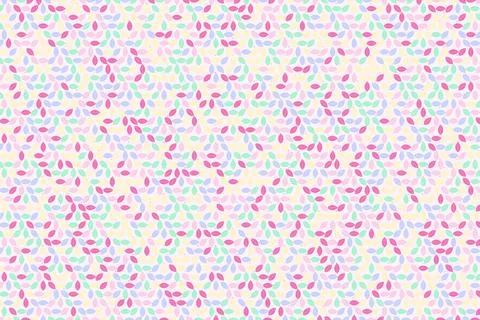 Colorful Leaf Pattern Seamless Background Иллюстрация
