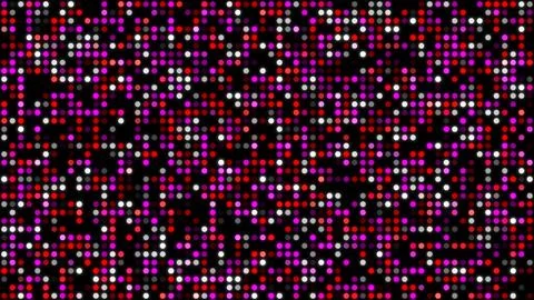 Colorful LED dot grid background pink red white Stock Illustration