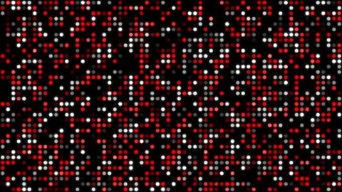 Colorful LED dot grid background red white Stock Illustration