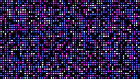 Colorful LED dot grid background pink blue white Stock Illustration