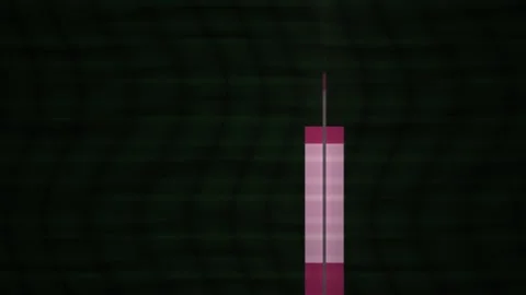 Colorful LED Light Bar Animation Sequence. Stock Footage 335105612