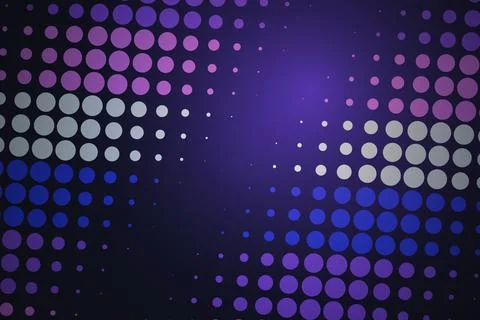 Colorful led light dots pattern on dark background Stock Photos