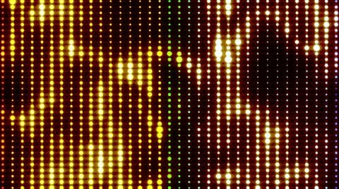Colorful Led Lights 02 loop Stock-Footage 10600757
