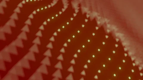 Colorful led particles flow background. Wavy abstract animation. 3d rendering HD Stock-Footage 119594643
