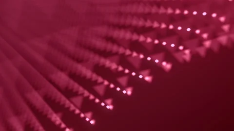 Colorful led particles flow for background design Video design element 3d render Stock Footage 124583768