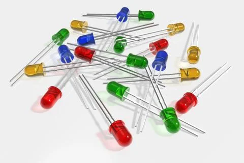 Colorful LEDs Illustrazione stock