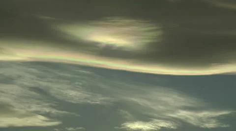 Colorful Lee Waves Stock Footage 54745658