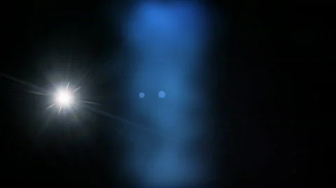 Colorful lens flare Stock Footage