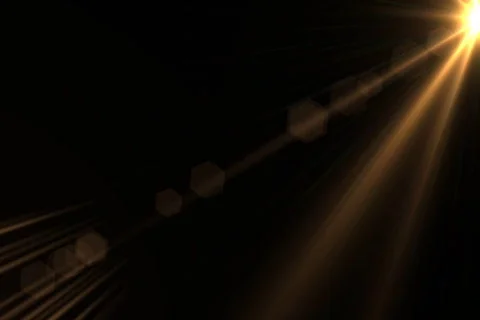 Colorful lens flare Stock Footage