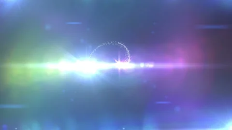 Colorful lens flare Stock Footage 1093015
