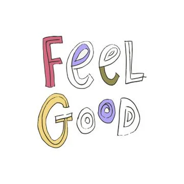 Colorful lettering vector. Stock Illustration