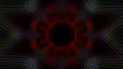 Colorful light Abstract Background, Motion Particles And Flashing Light, Loop Stock Footage 129256947