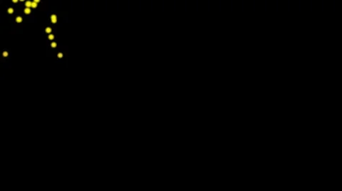 Colorful light balls reflection  Stock Footage 956842