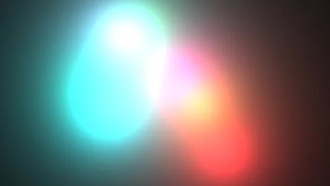Colorful light blend in dark space creates a visual effect Stock Footage 338015014
