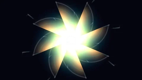 Colorful Light Burst Radial Patterns Transition. Stock Footage 329815608