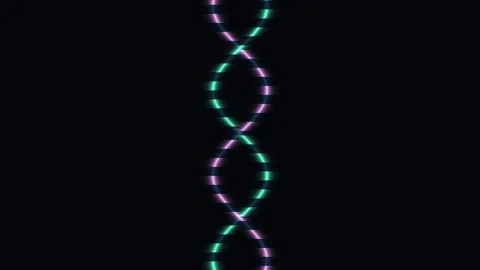 Colorful light chain seamless loop for live visuals Stock Footage 340588858