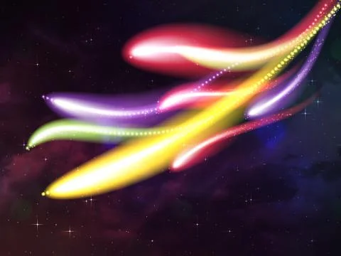 Colorful Light Effect Illustrazione stock