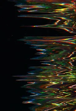 Colorful light glitch vibration interference noise Stock Illustration