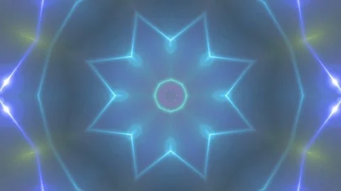 Colorful Light Kaleidoscope. Seamless Loop Stock Footage 75382050