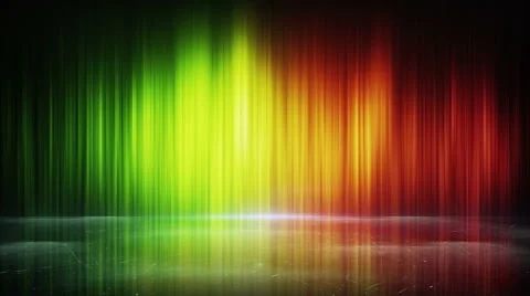 Colorful light lines and reflection loop background 4k (4096x2304) Video stock 56296636