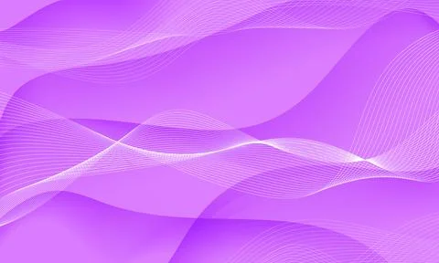 Colorful light lines background with waves. Asymmetric lines. Abstract backgr Stock Illustration